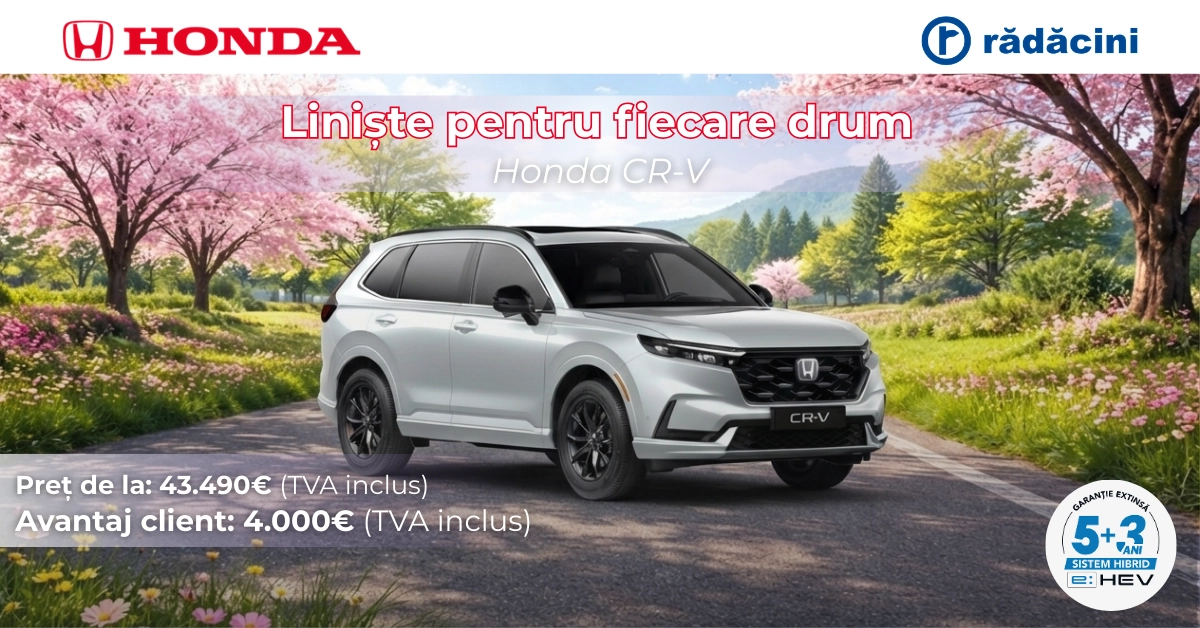 Campanie primavara Honda CR-V Radacini