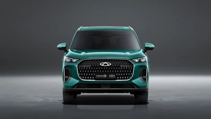 Chery Tiggo 9 Phev Front Slider Green Color