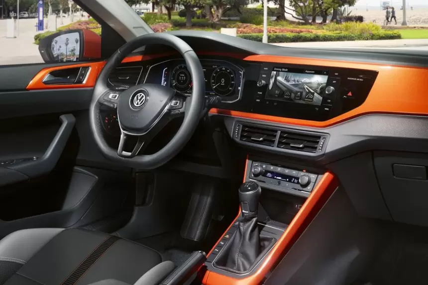 Vw Volkswagen Polo Orange Interieur