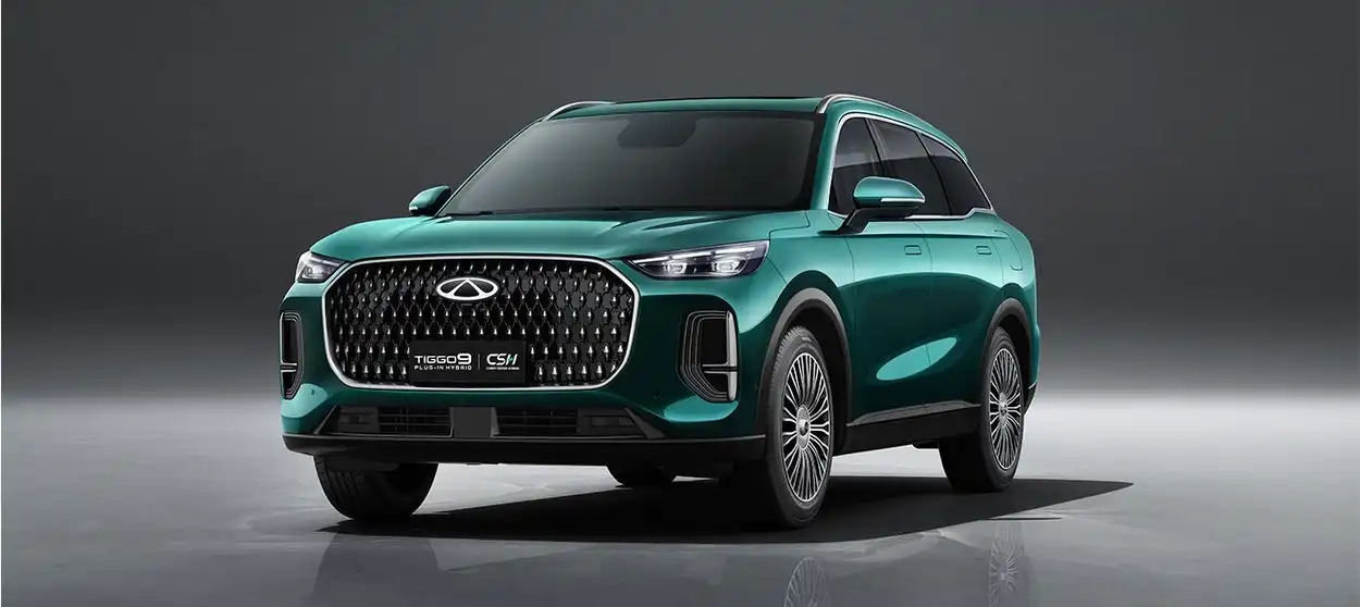Chery Tiggo 9 Phev Side Front Slider Green Color Awd