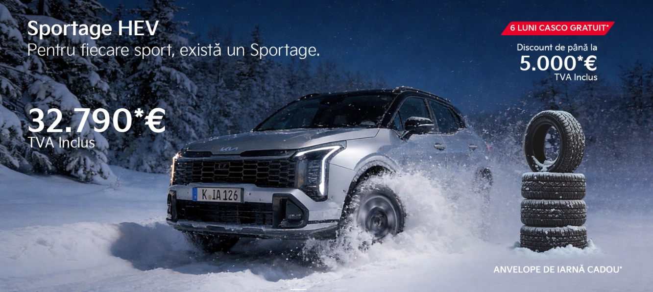 Sportage Banner Campanie Ianuarie 2026