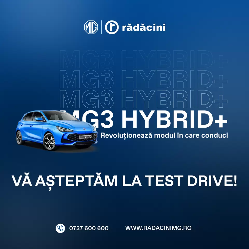 Test Drive MG3 Rădăcini