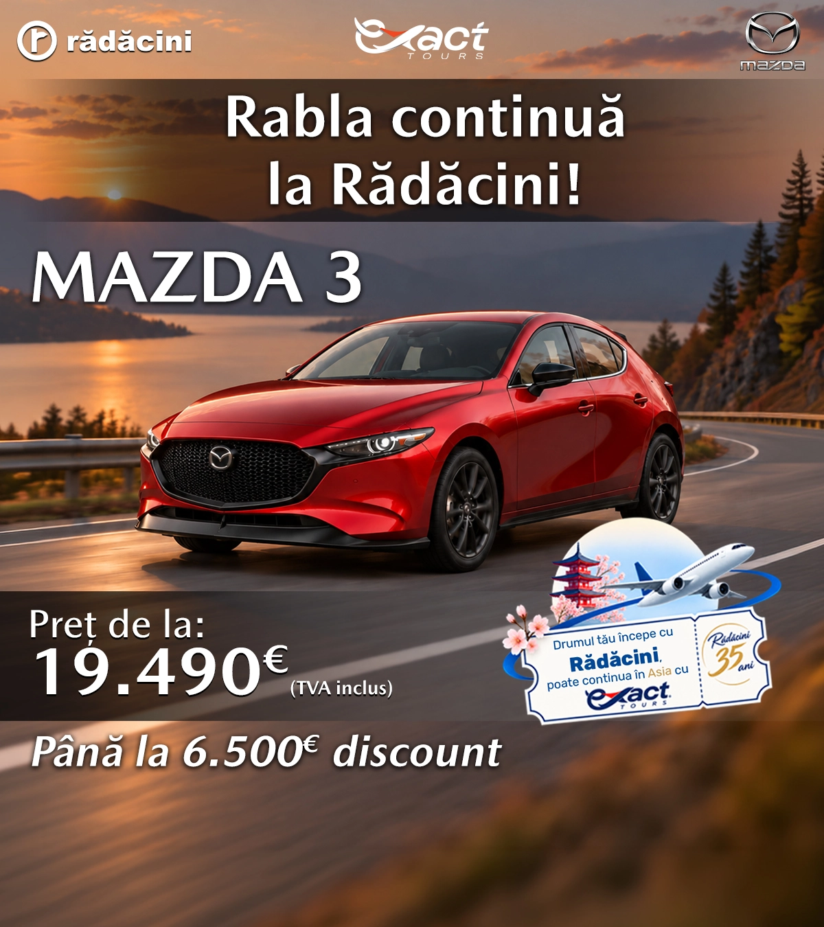 Mazda 3 octombrie
