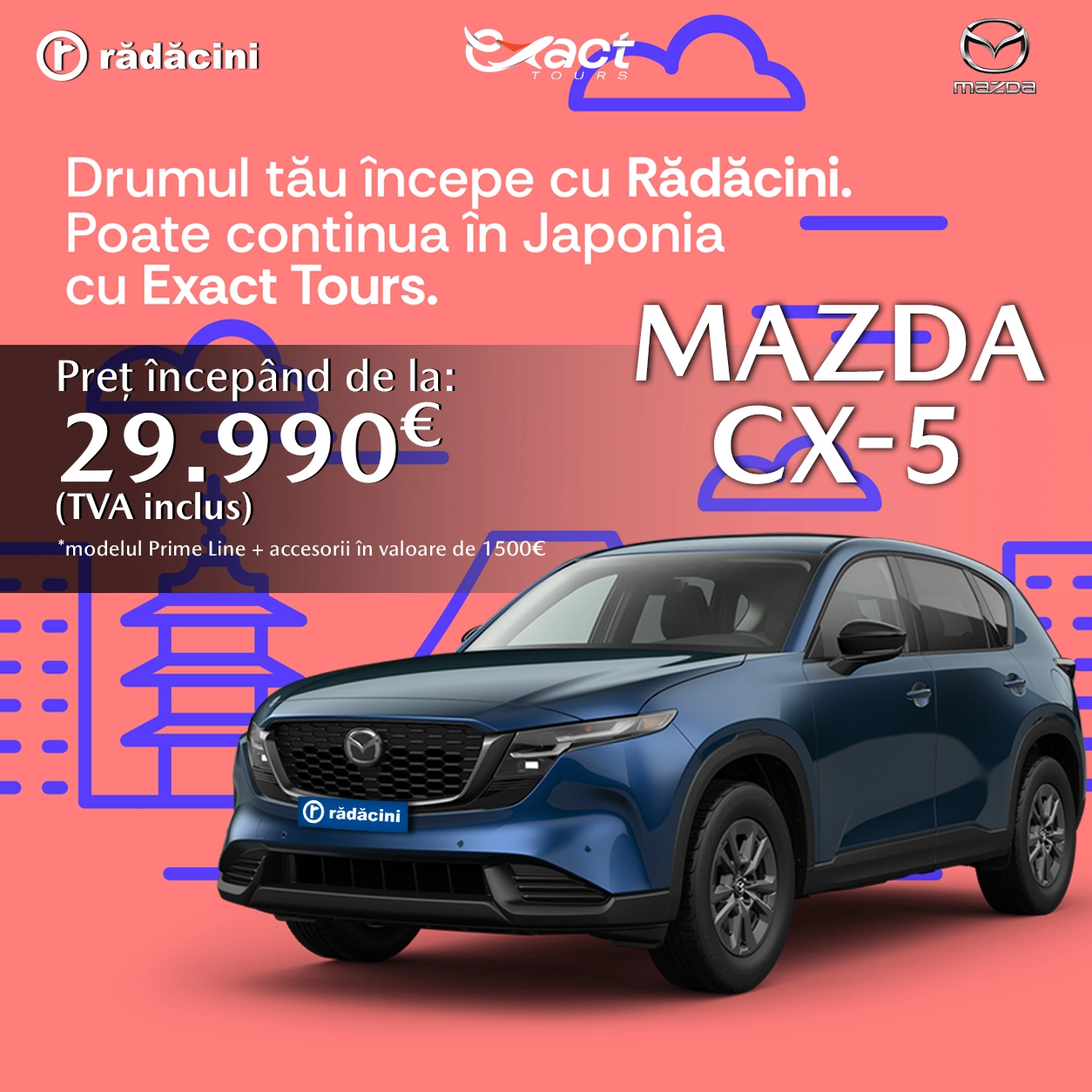 Mazda CX-5 campanie septembrie