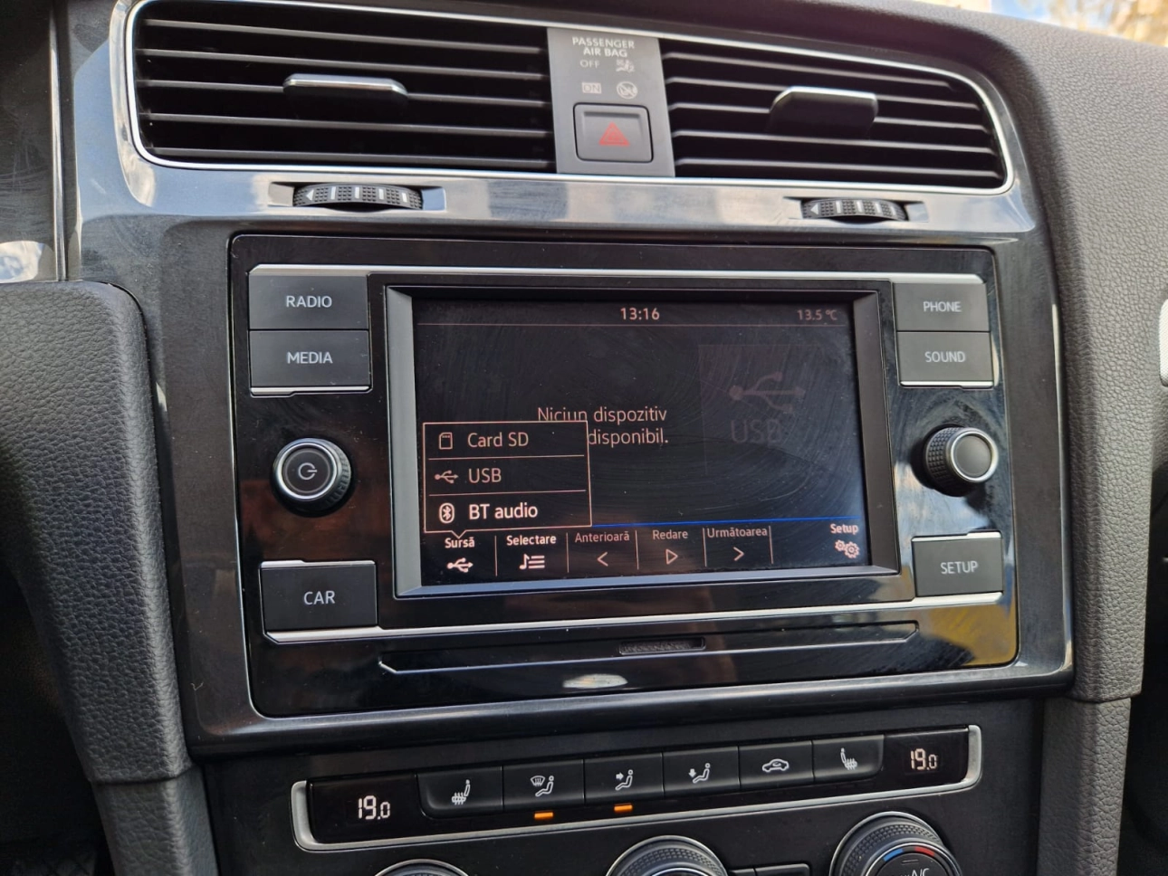 VOLKSWAGEN GOLF VII VARIANT 1.6 TDI 115CP MT6 TRENDLINE 2019