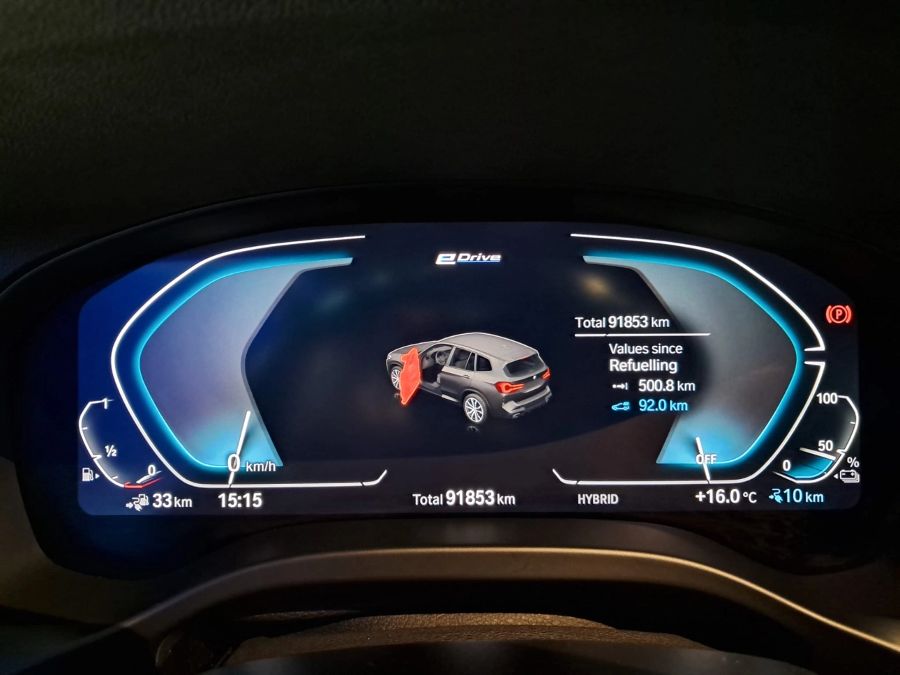 BMW X3 2.0XDRIVE 30E PHEV MSPORT PACKAGE 292CP 2022