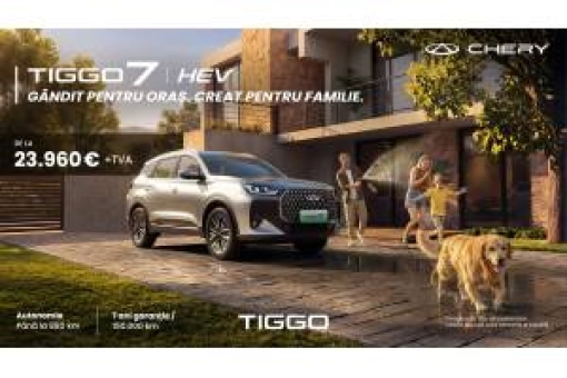 CHERY-Tiggo 7 HEV-SUV-UNIQUE-Benzina Strong Hybrid-1.5 TGDI DHT 220 CP