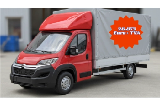 CITROEN-JUMPER Sasiu-Cabina sasiu-Bena+Prelata-Diesel-2.2 BLUEHDI 140 S&S BVM6