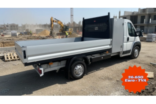 CITROEN-JUMPER Sasiu-Cabina sasiu-BENA ALUMINIU + BOX UNELTE-Diesel-2.2 BLUEHDI 140 S&S BVM6