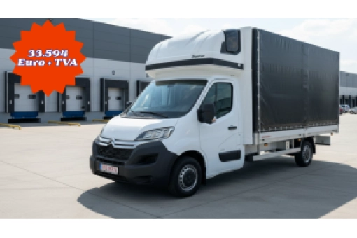 CITROEN-JUMPER Sasiu-Cabina sasiu- JUMPER BENA + PRELATA+ DORMITOR pe cabina cabinei+INCALZITOR-Diesel-2.2 BLUEHDI 140 S&S BVM6